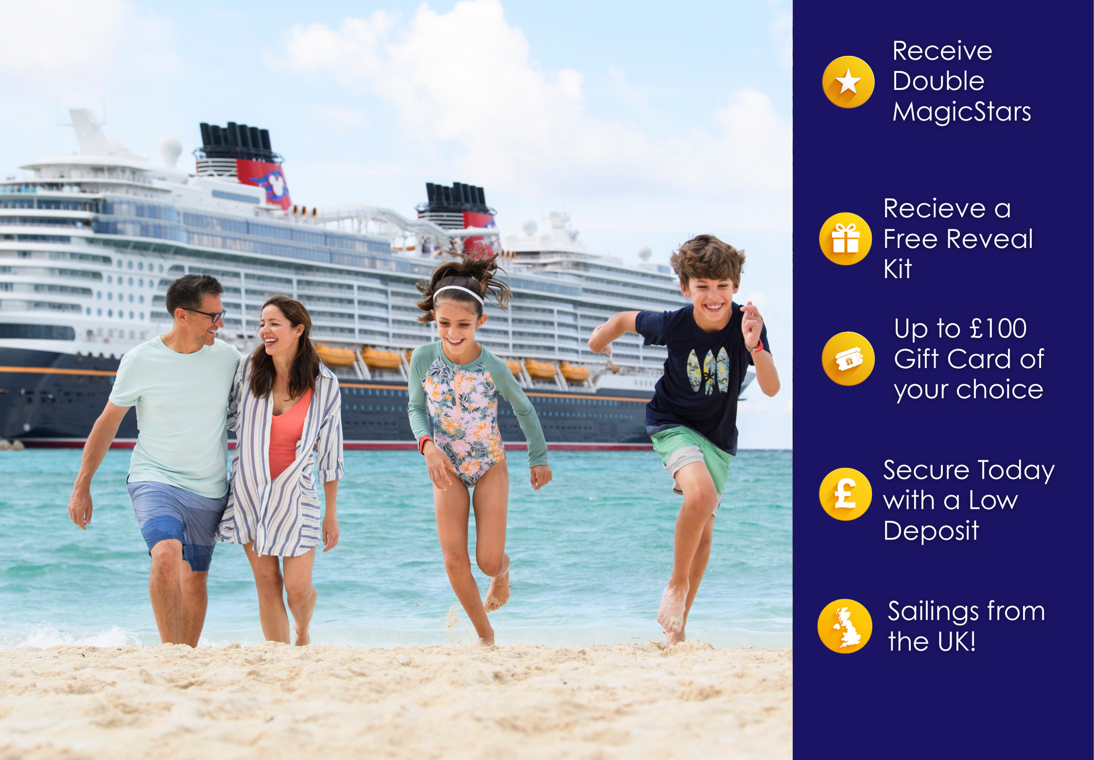 MagicBreaks Dreaming of a Disney Cruise from £265pppn carousel banner
